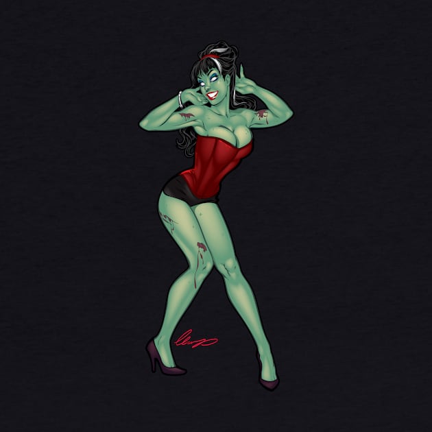 Sexy Zombie pinup girl by Eliaschatzoudis